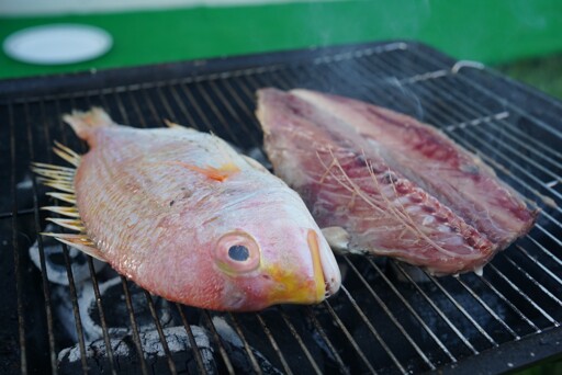 Grilled fish for dinner