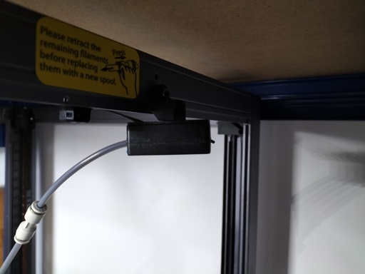 filament runout sensor, 2mm of filament left